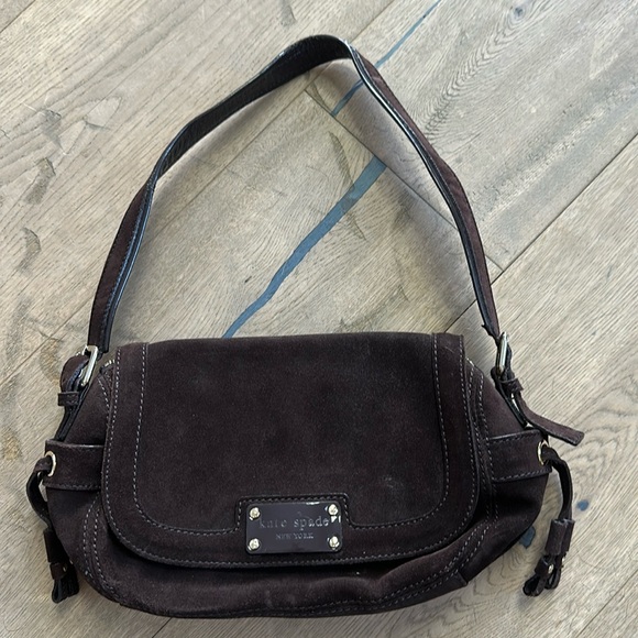 kate spade Handbags - Kate spade brown Suede & Nubuc purse